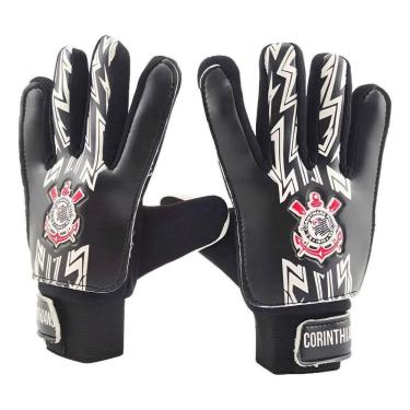 Imagem de Luva De Goleiro Infantil Corinthians - Treinos Branco 7