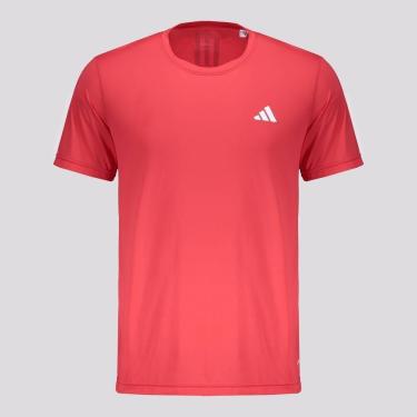 Imagem de Camiseta Adidas Own The Run 3S Vermelha-Masculino