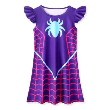 Imagem de Vestido De Festa Para Meninas Gwen Stacy Com Mangas Voadores Em Tule R