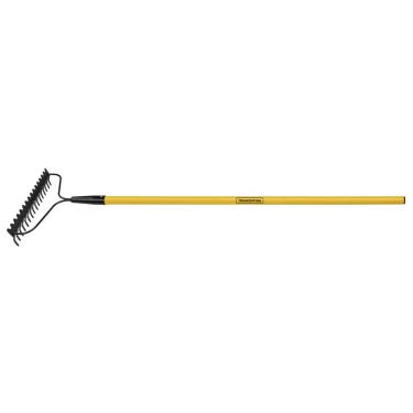 Imagem de Ancinho Duplo Pesado com Haste Tramontina com 16 Dentes e Cabo de Fibra 135 cm