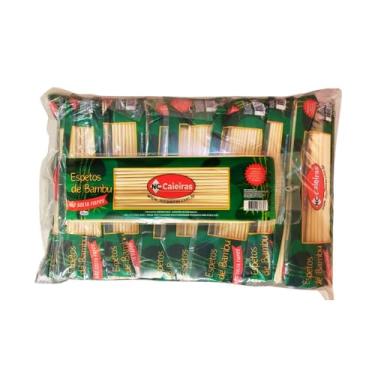 Imagem de Espetos de Bambu para Churrasco NC: 25cm x 4.5mm - 10Mil