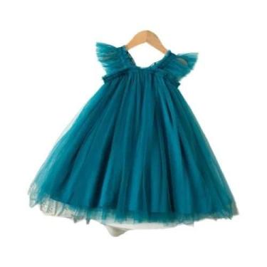 Imagem de Vestido De Tule Com Asas De Borboleta Para Meninas, Vestido De Princes
