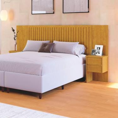 Imagem de Cabeceira Florida Ripada 3 Tamanhos Casal, Queen e King