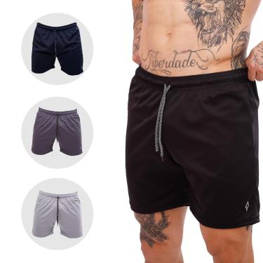 Imagem de Kit 4 Calção Masculino Dry Futebol Academia Caminhada Com Bolso-Masculino