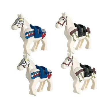 Imagem de Conjunto De Blocos De Montar MOC De Cavalo De Guerra Dos Três Reinos P