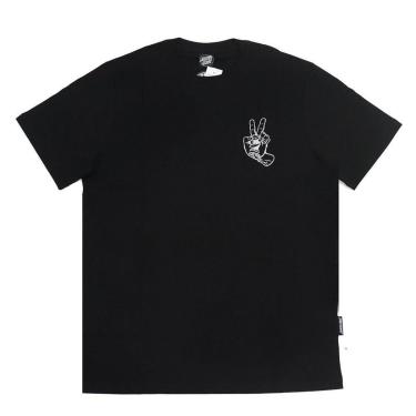 Imagem de Camiseta Santa Cruz Peace Hand Chest - Preto-Masculino