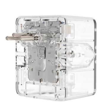 Imagem de Protetor Clamper DPS Energia 3 Tomada LCF 3P 10A Transparente - iCLAMP