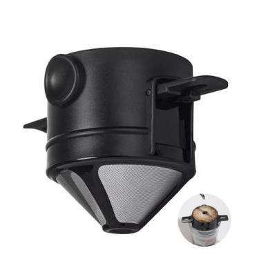 Imagem de Mini Coador De Café Portátil Aço Inox, Ideal Para Viagem - Fss Varieda