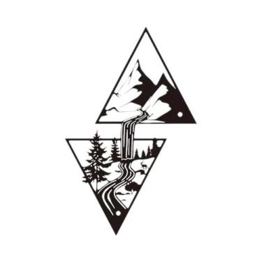 Imagem de Decoração De Parede Em Metal Com Runas Vikings, Inspiração Mitológica,