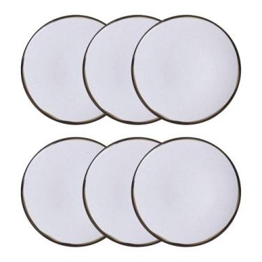 Imagem de Conjunto 6 Pratos Rasos 25cm Canyon Porcelana Tramontina