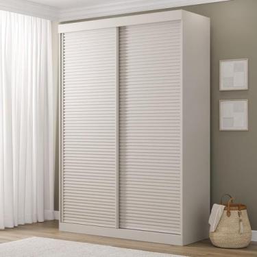 Imagem de Guarda-Roupa Samambaia 2 Portas Ripado CabeCasa MadeiraMadeira Off Whi
