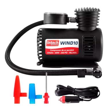 Imagem de Compressor de Ar Direto Portátil Automototivo Wind10 12V 60W Intech Machine