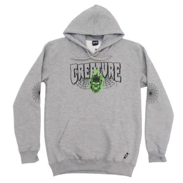 Imagem de Moletom Creature Canguru Bonehead 2 Relic Hood - Cinza Mescla-Masculino