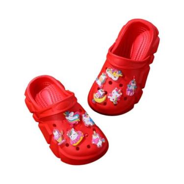 Imagem de Chinelos Luminosos De Unicórnio Para Meninas, Respiráveis, Antiderrapa