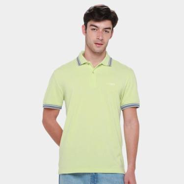 Imagem de Camisa Polo Forum Casual V Masculina, Verde, GG