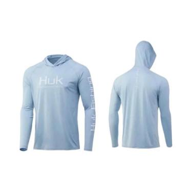 Imagem de Camiseta De Pesca Masculina De Manga Longa Com Proteção UV, Respirável