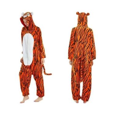 Imagem de Pijamas Unissex Para Adultos Kigurumi De Unicórnio, Fantasia De Animal