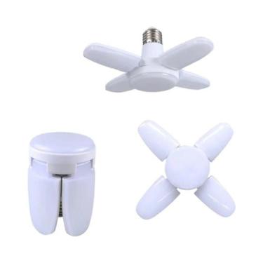 Imagem de Lâmpada LED E27 Branca Dobrável 6500K Para Luzes De Teto Residenciais,