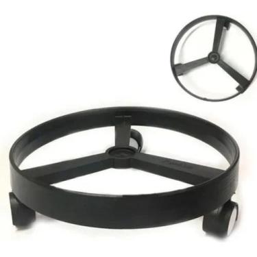 Imagem de Suporte Botijão, Vasos e Gás Plástico Reforçado Preto - Amélia