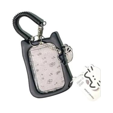 Imagem de Porta-photocards Transparente De Ídolos Kpop, Chaveiro INS, Protetor D