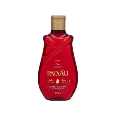 Imagem de Óleo Desodorante Corporal Tentadora 200ml - Paixão, Vermelho, Óleo de 