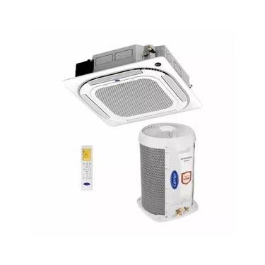 Imagem de Ar Condicionado Cassete Carrier 4 Via Inverter 28.000 BTU Frio 220v R-32 40KVQD28C5