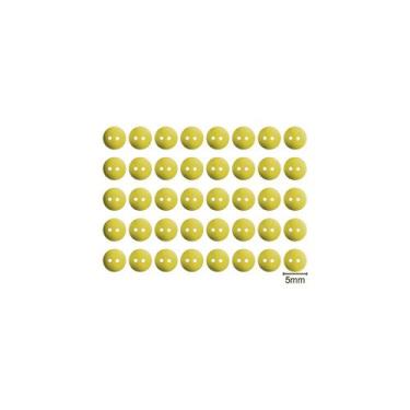 Imagem de Mini Botão Redondo 5mm - 40 unidades - We Care About, Amarelo