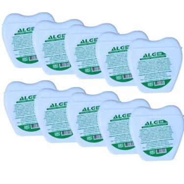 Imagem de Fio Dental AlgDental com Sabor de Menta – 25m | Kit com 10 Unidades | Anti-Cárie e Anti-Placa | Higiene Bucal Completa – ALGSUN