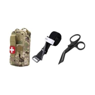 Imagem de Kit De Resgate Médico Tático, Torniquete, Bolsa De Primeiros Socorros,