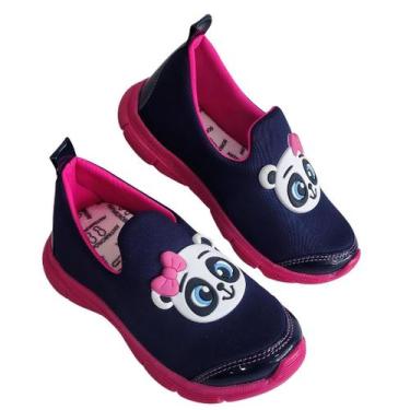 Imagem de Tênis Infantil Sem Cadarço - Calce Fácil - Pandinha Rosa - no-brand, 2