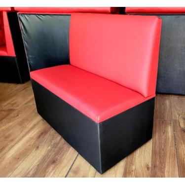 Imagem de Poltrona sofá booth com braços 1,50 cm acomodar sku_69 - O REI DAS POL