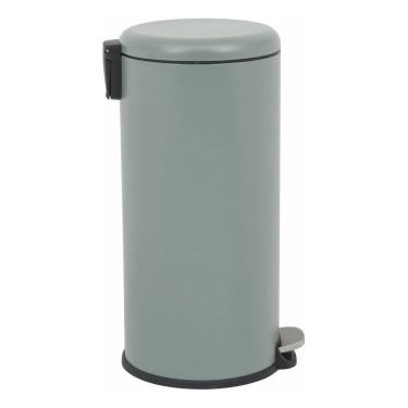 Imagem de Lixeira Cozinha 28l Verde Militar Aco 64x31cm Pedal