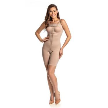 Imagem de Cinta Modeladora Yoga Premium  com Pernas  Abertura Frontal  Cós Alto 
