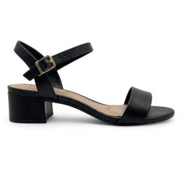 Imagem de Sandália Salto Baixo Quadrado Beira Rio Fivela 8345.602-Feminino