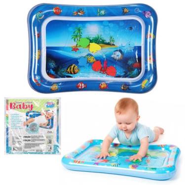 Imagem de Tapete De Atividades Aquático Inflável Com Peixinhos Flutuantes Para B