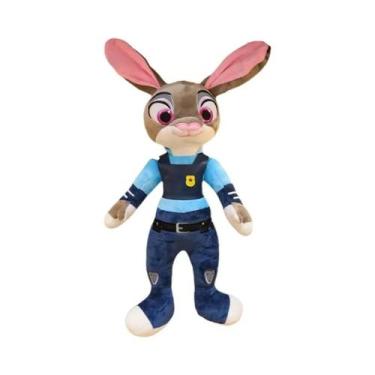 Imagem de Boneco De Pelúcia Kawaii Zootopia Nick Wilde E Judy Hopps 30cm-40cm, D