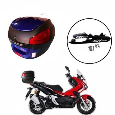 Imagem de Baú Moto Universal Awa 29 L com Suporte Adv 150, Azul