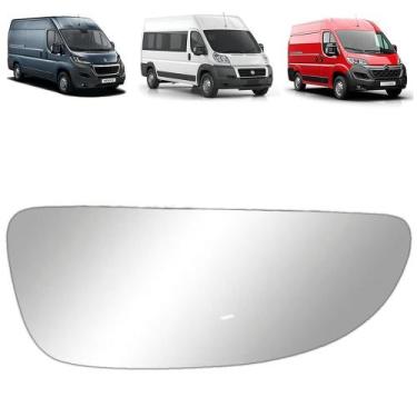Imagem de Refil lente espelho vidro pequeno retrovisor lado direito ducato boxer