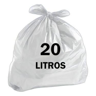 Imagem de Saco De Lixo Branco 20 Litros Resistente 100 Unid - Higipack