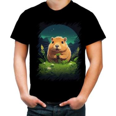 Imagem de Camiseta Colorida Capivara do Bem Animalzinho 2 - Kasubeck Store®, M