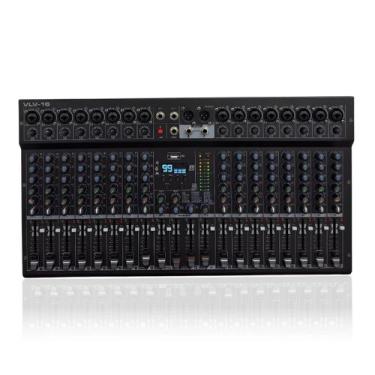 Imagem de Mesa De Som 16 Canais Voik VLV16 Metal USB Bluetooth 99 Efeitos Interf