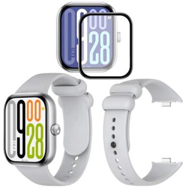 Imagem de Pulseira para Redmi Watch 5 Global 2024 + pelicula 3D - Genérica, Cinz