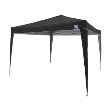 Imagem de Tenda Gazebo Dobrável 3,00 X 3,00 m Preto - Bel Lazer