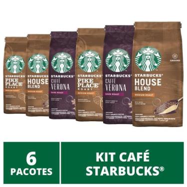 Imagem de Café Em Pó Starbucks - 6 Pacotes - 1.500g - 100% Arábica