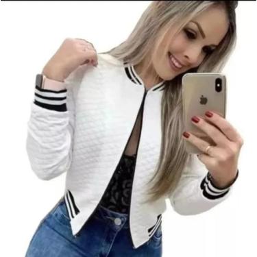 Imagem de Jaqueta Bomber Feminina - Yaima, Branco, M