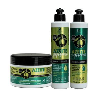Imagem de Kit Capilar Azeite Supremo BioSeiva  Shampoo + Condicionador + Máscara