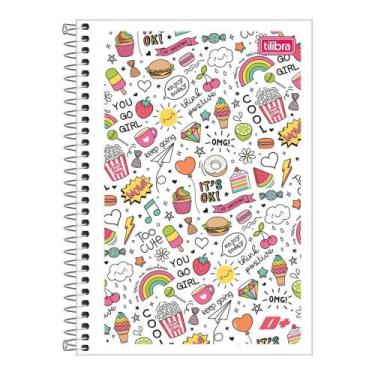 Imagem de Caderno Pequeno Espiral 1/4 D+ Capa Flexivel 96 Folhas - Tilibra  Agen