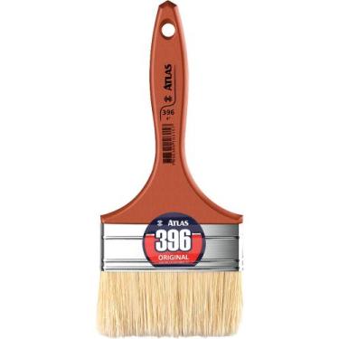Imagem de Pincel 4" 396/9 Popular Atlas - Cerdas Brancas Mistas Para Verniz E St