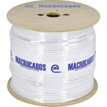 Imagem de Cabo Coaxial RGC-59 67% Branco Bobina 300 Metros - BITS