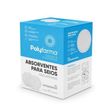 Imagem de Absorvente para Seio amamentação polyfarma 30 unidades